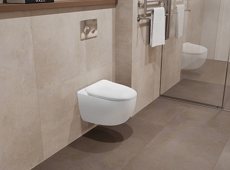 Подвесной унитаз безободковый Terminus Енисей Монолит 560х390 белый Абакан - фото 1 Подвесной унитаз безободковый Terminus Енисей Монолит 560х390 белый Абакан - фото 1